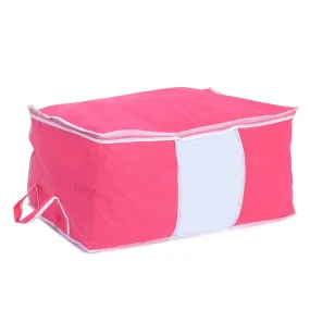 Kuber Industries Non Woven Underbed Storage Organiser, Pink (Rbed07)