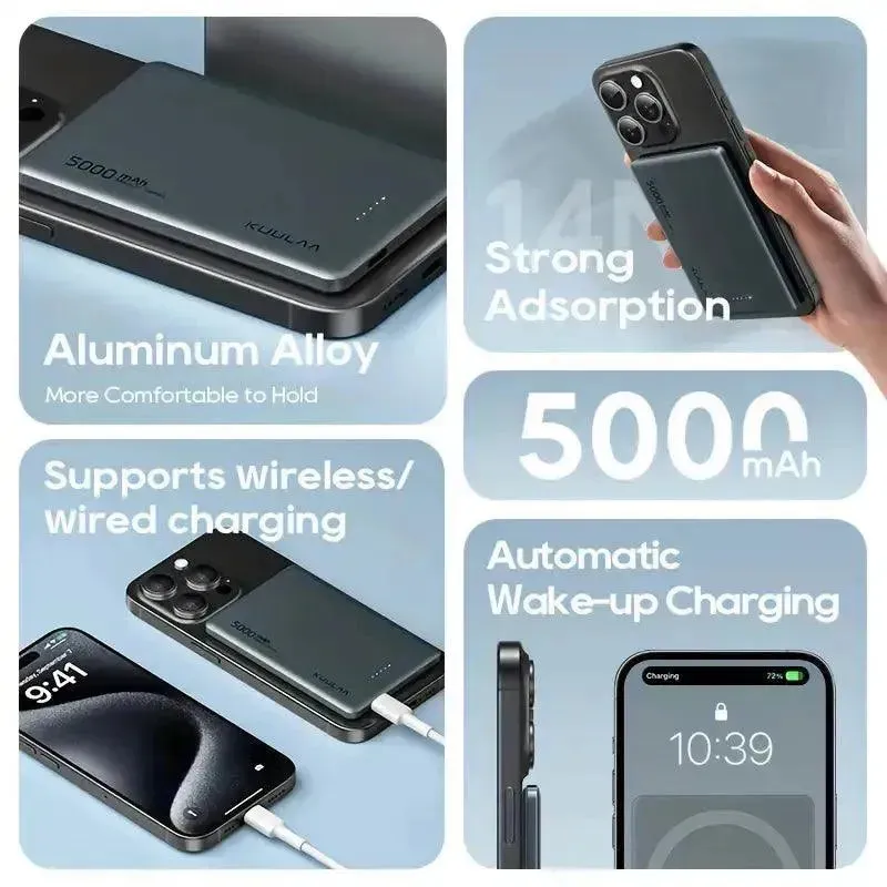 Kuulaa 20W Fast Charging Magnetic Wireless Power Bank