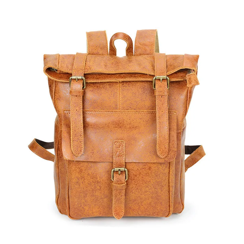 Laptop Backpack Handmade Leather Backpack Men Backpack