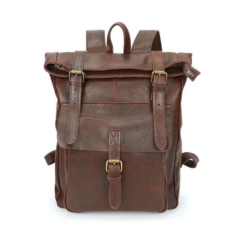 Laptop Backpack Handmade Leather Backpack Men Backpack