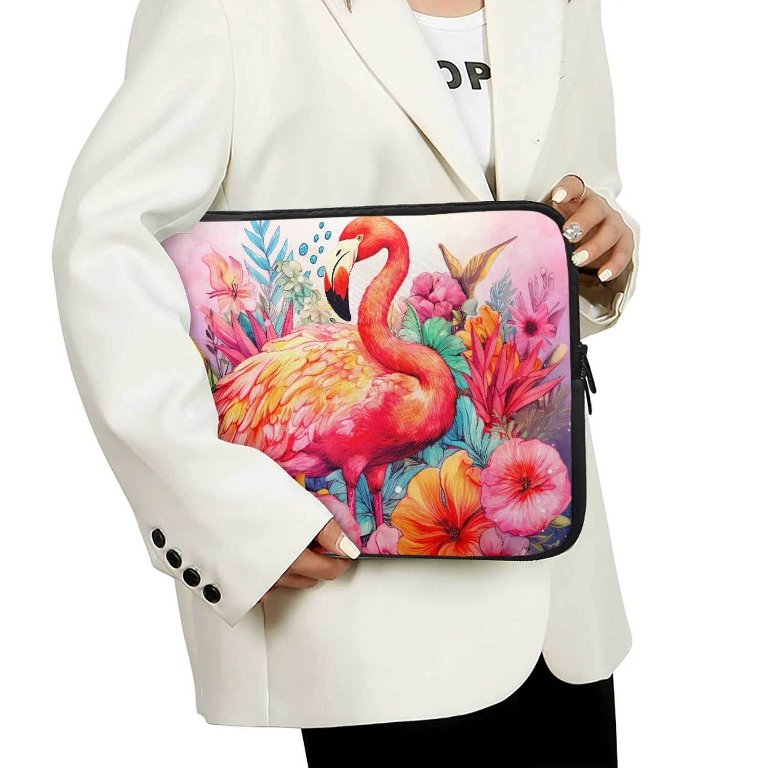 Laptop Sleeve - without handles - Flamingo