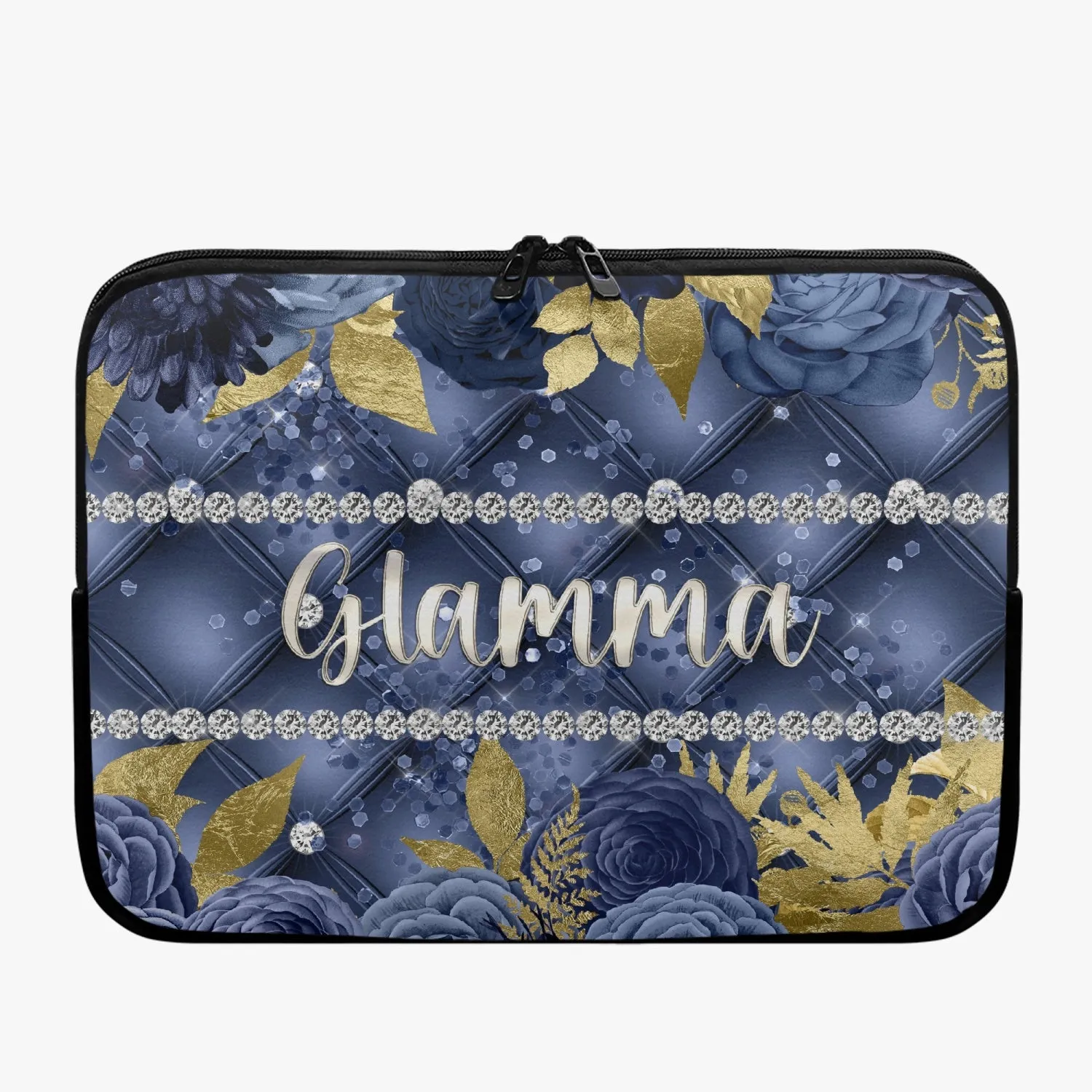 Laptop Sleeve - without handles - Navy Floral - Glamma