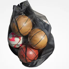 Large Soccer Ball Basketball Mesh Drawstring Net Carrying Storage Bag