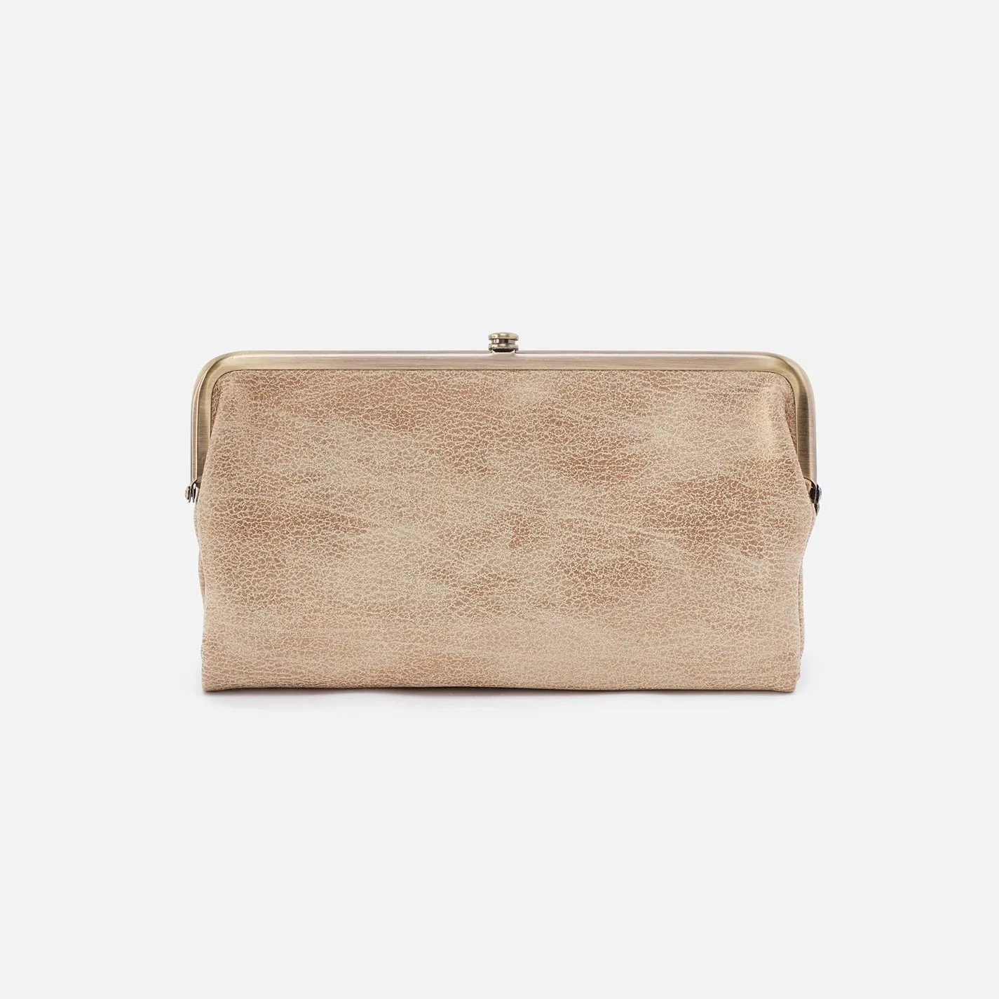 Lauren Clutch Wallet | Metallic Leather