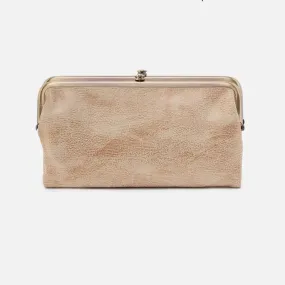 Lauren Clutch Wallet | Metallic Leather