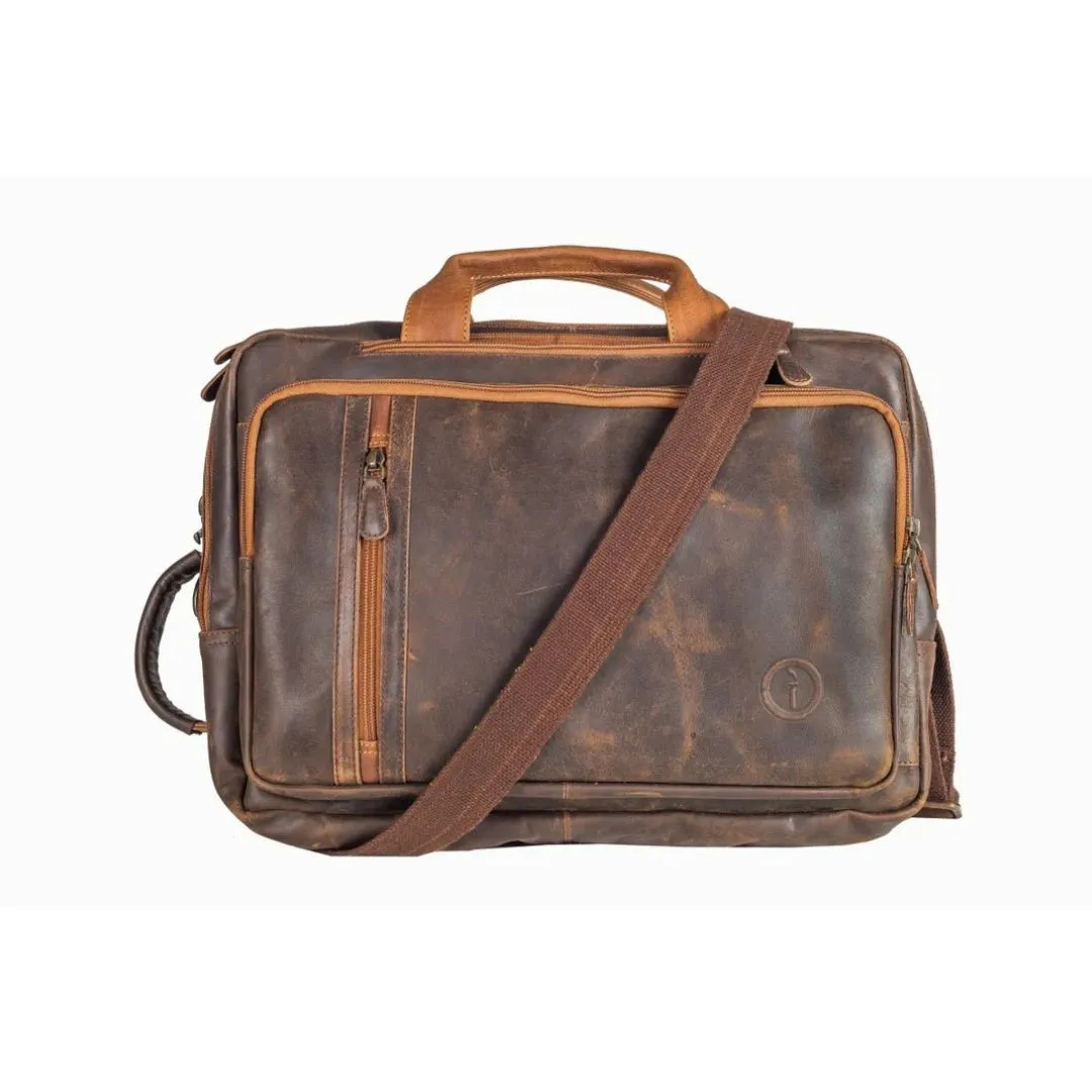 Leather Combination Bag - Arno