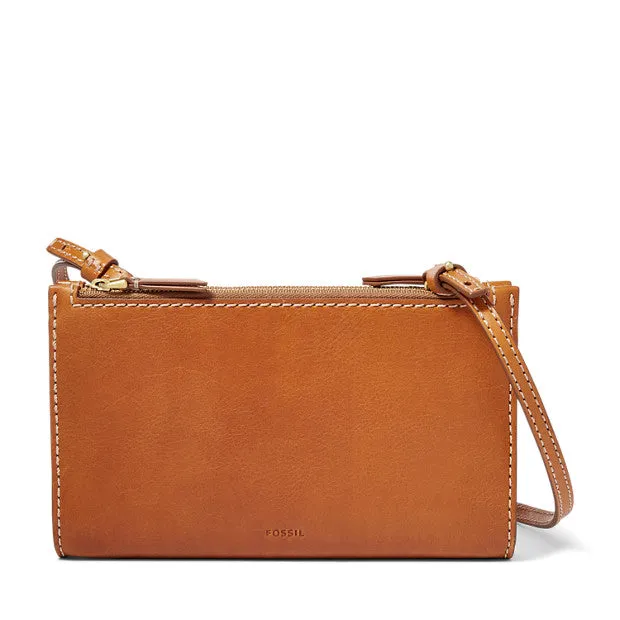 Leather Crossbody Mini Bag Sage Collection