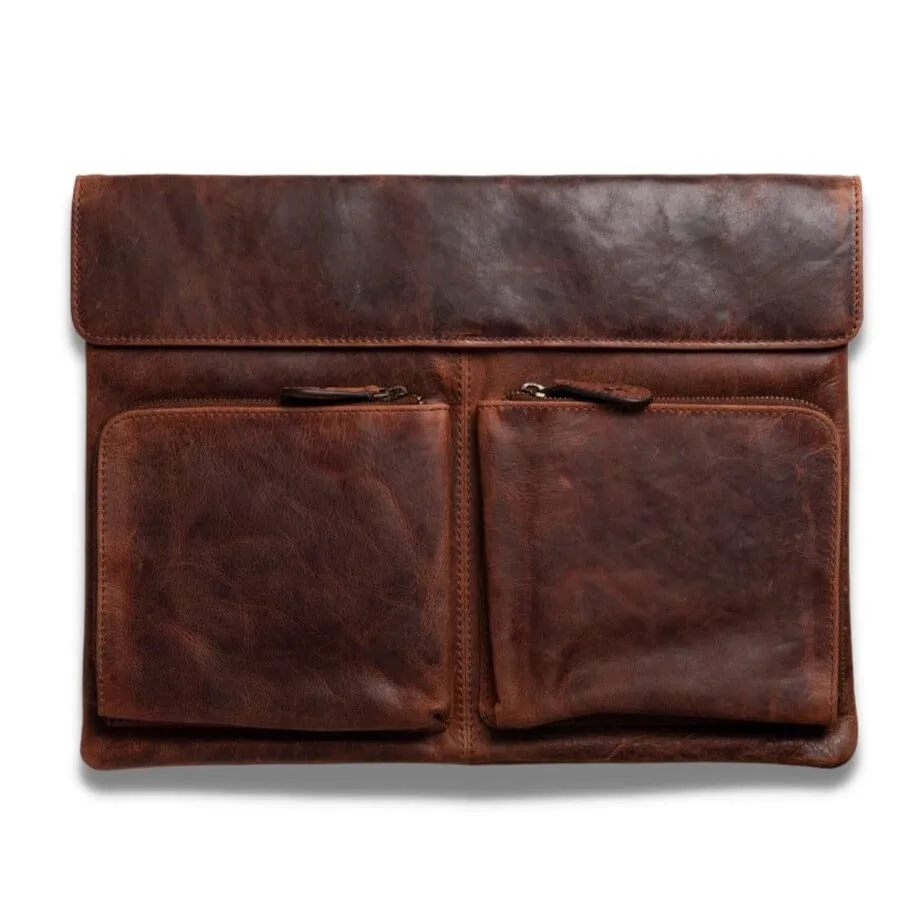 Leather Laptop Sleeve 13 inch- Benson