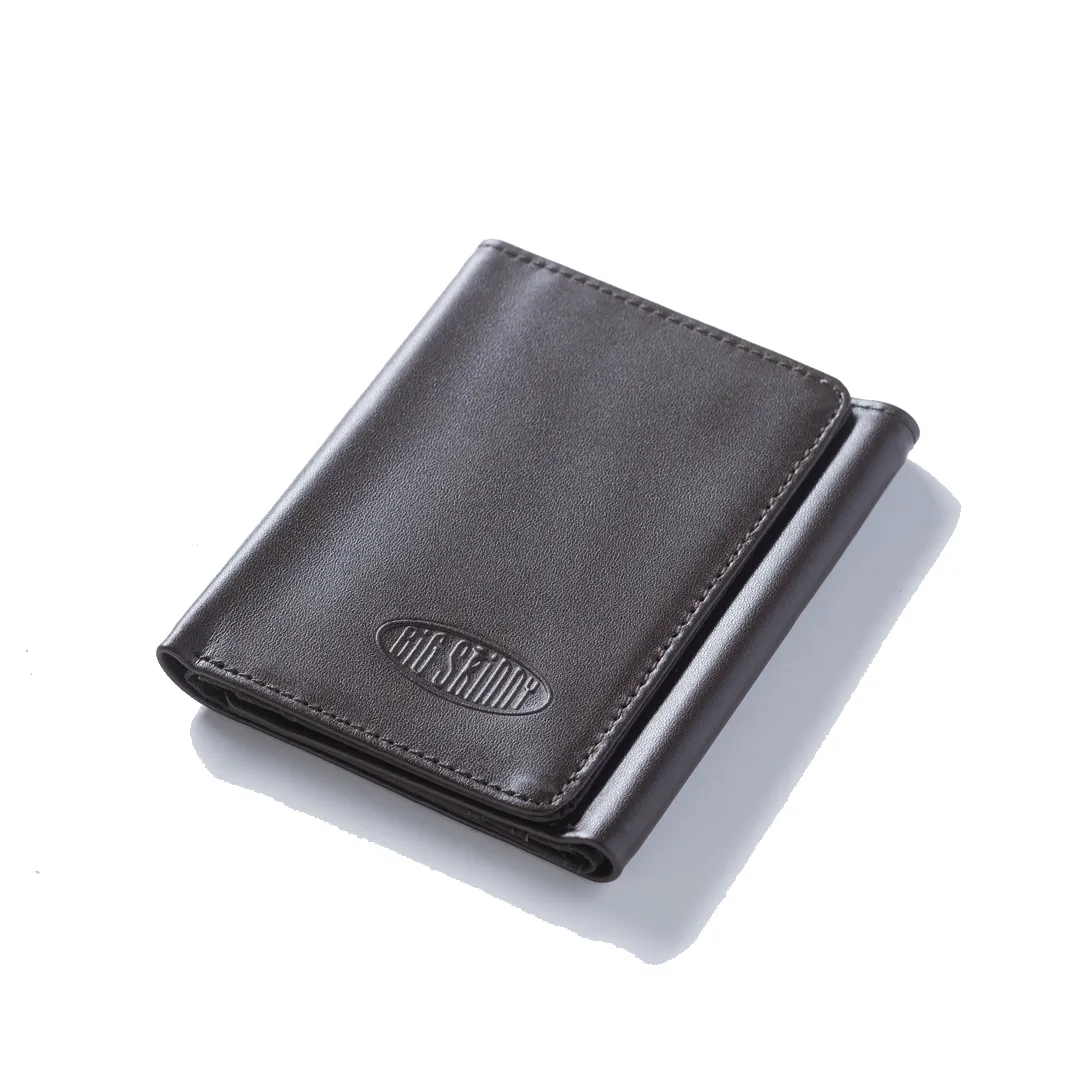 Leather Tri-fold Brown