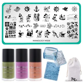 Limited Edition Steamboat Willie: Nail Stamping Bundle