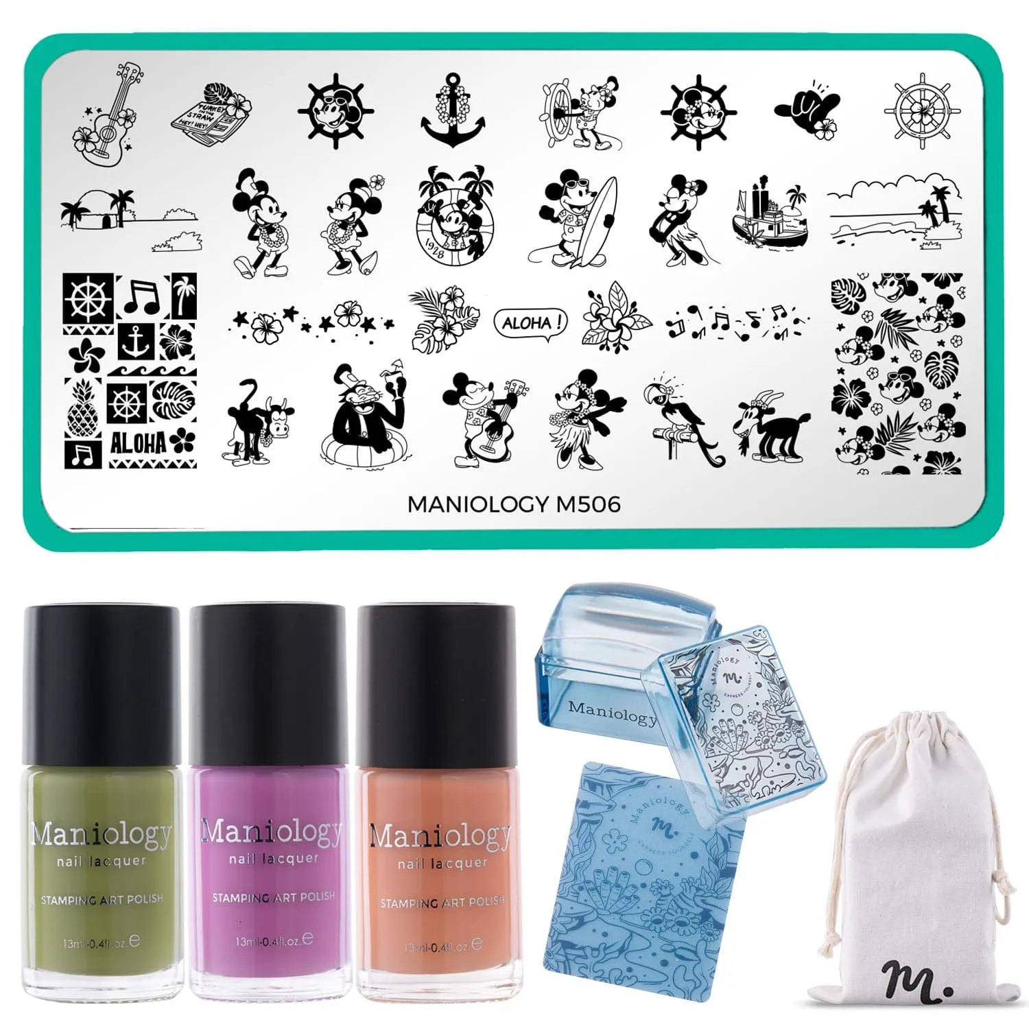 Limited Edition Steamboat Willie: Nail Stamping Bundle