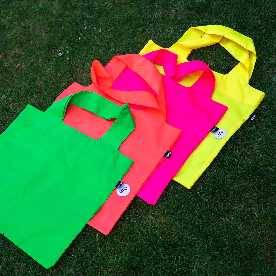 LOQI NEON Pink Tote Bag