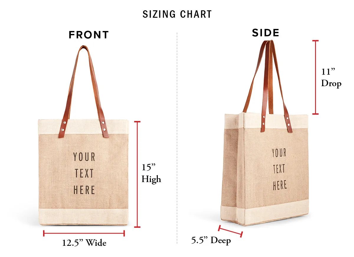 Market Tote in Natural - Wholesale