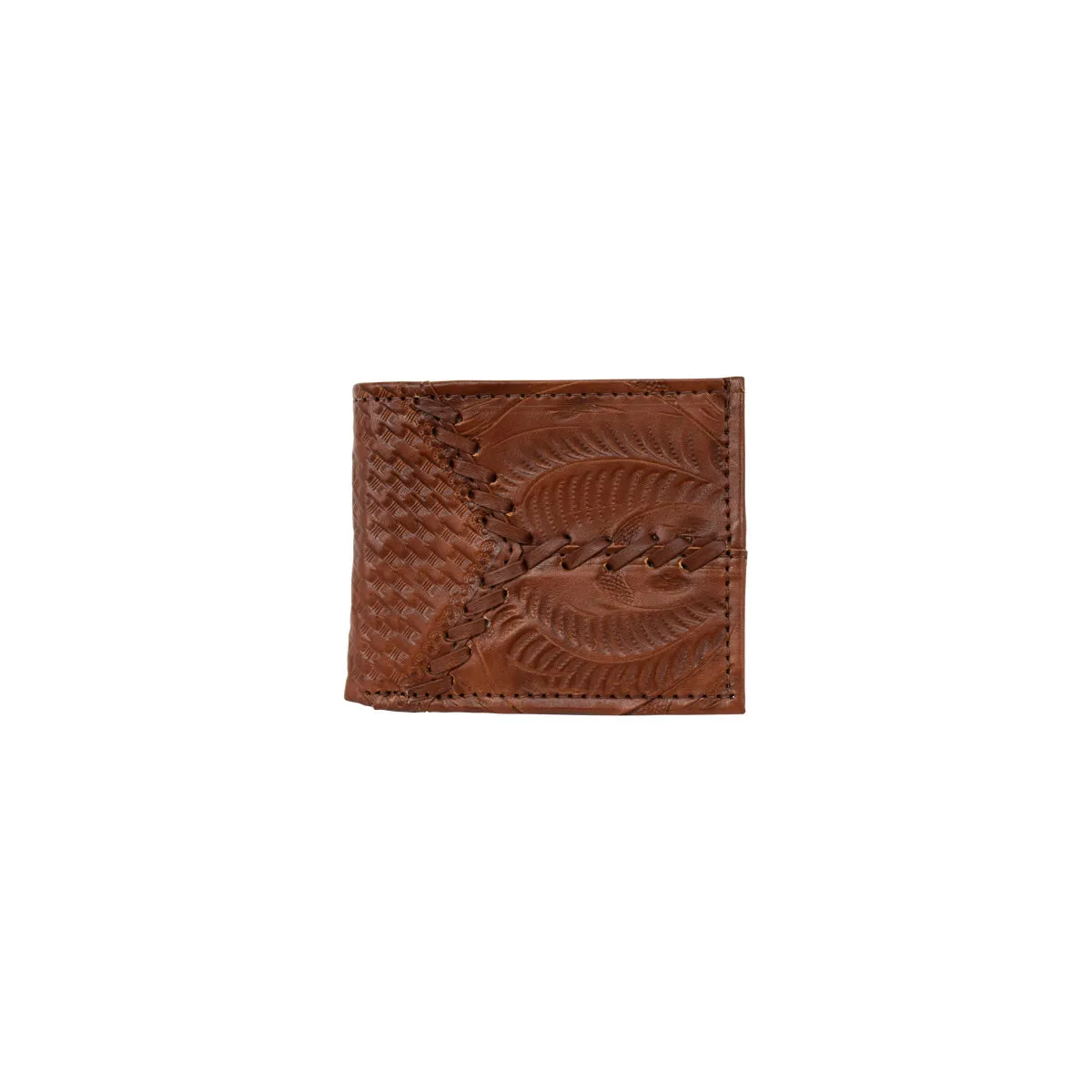 Men's Bi-Fold Wallet - Light Brown