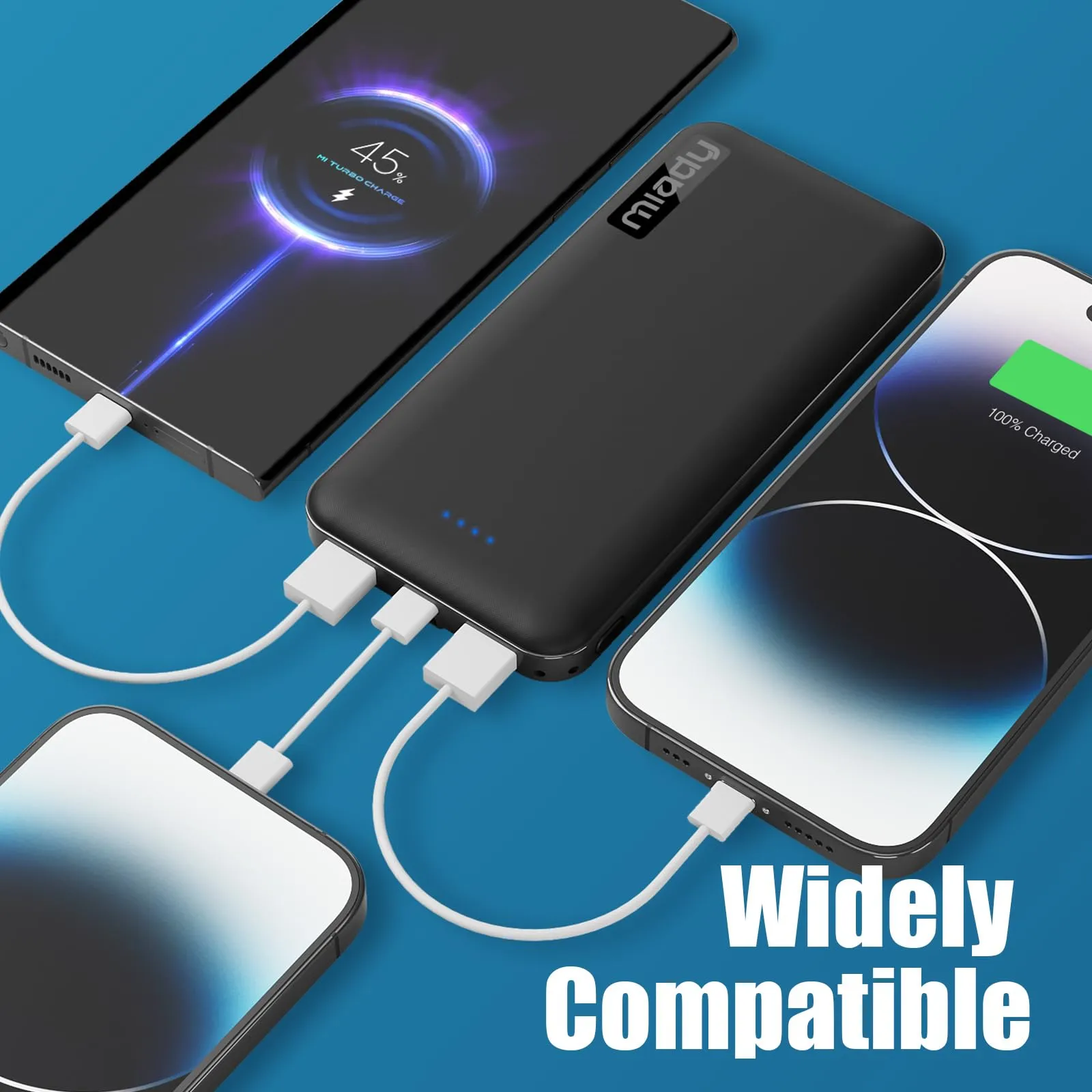 Miady Portable Charger 2 Pack