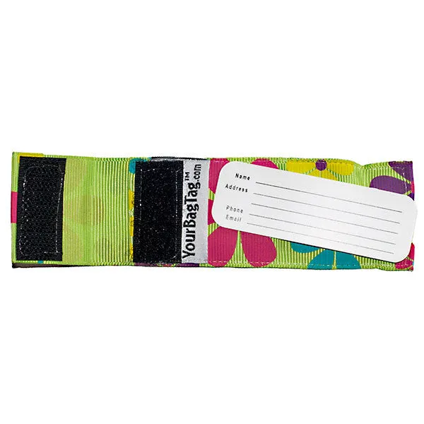 Mini Flower Print Luggage Tag