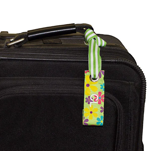 Mini Flower Print Luggage Tag