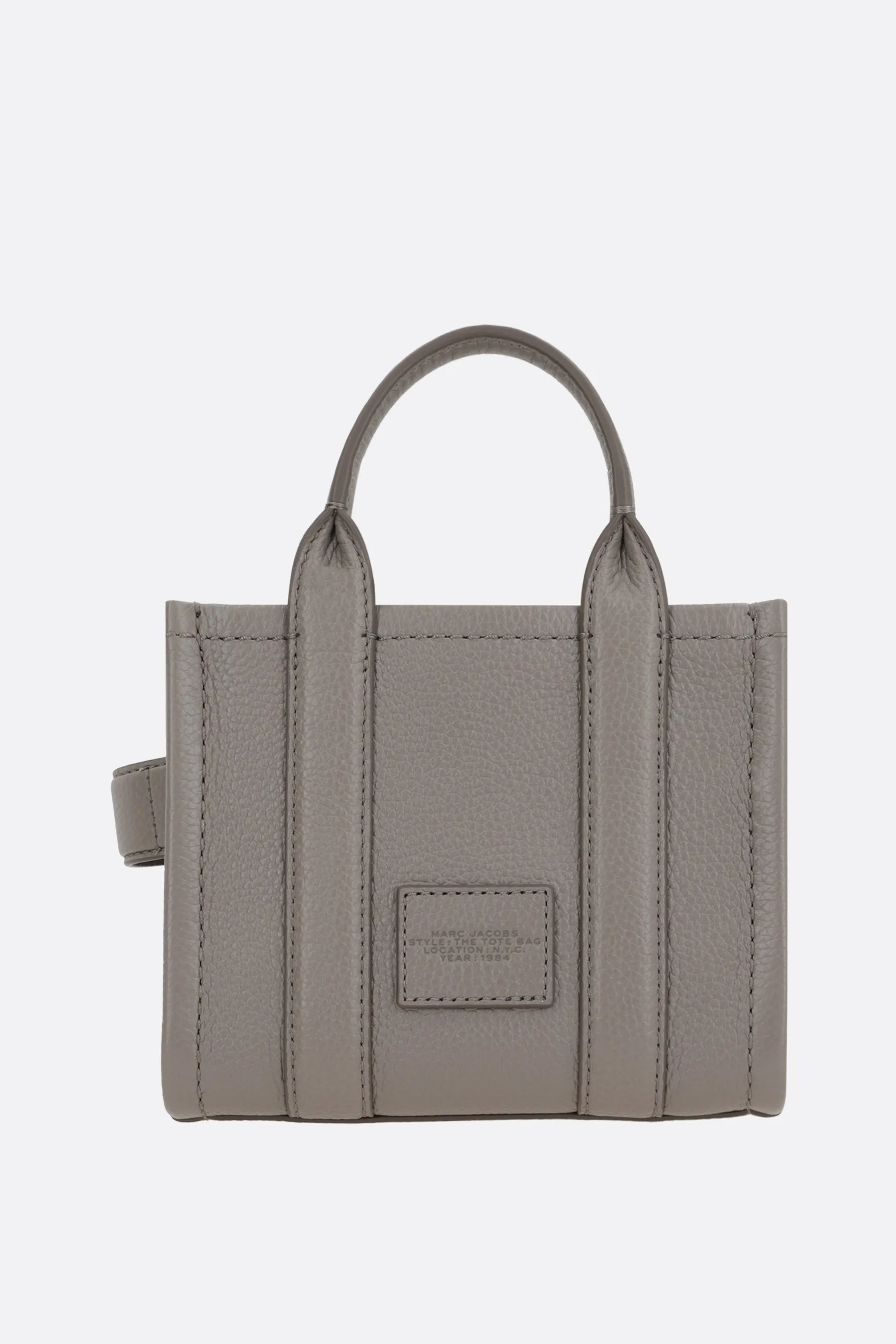 Mini Grained Leather Tote Bag