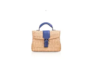 MINI VIPHA WICKER BAG (Navy)