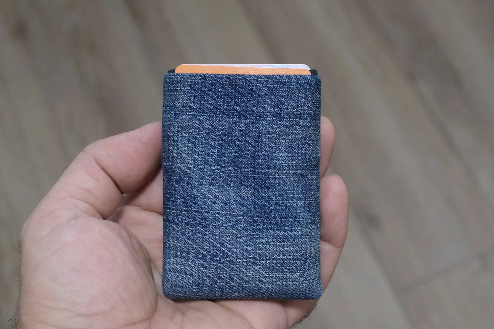 Minimalist Wallet - Mens Wallets - RFID Wallet - Carry Your Essentials in Style with Our Sustainable Recycled Denim