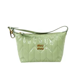 Miu Miu Spirit Cire Mini Patent Acqua