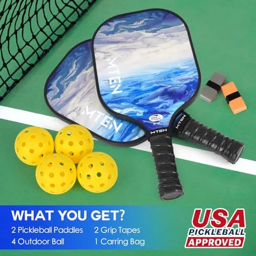 MTEN Pickleball Ball Set