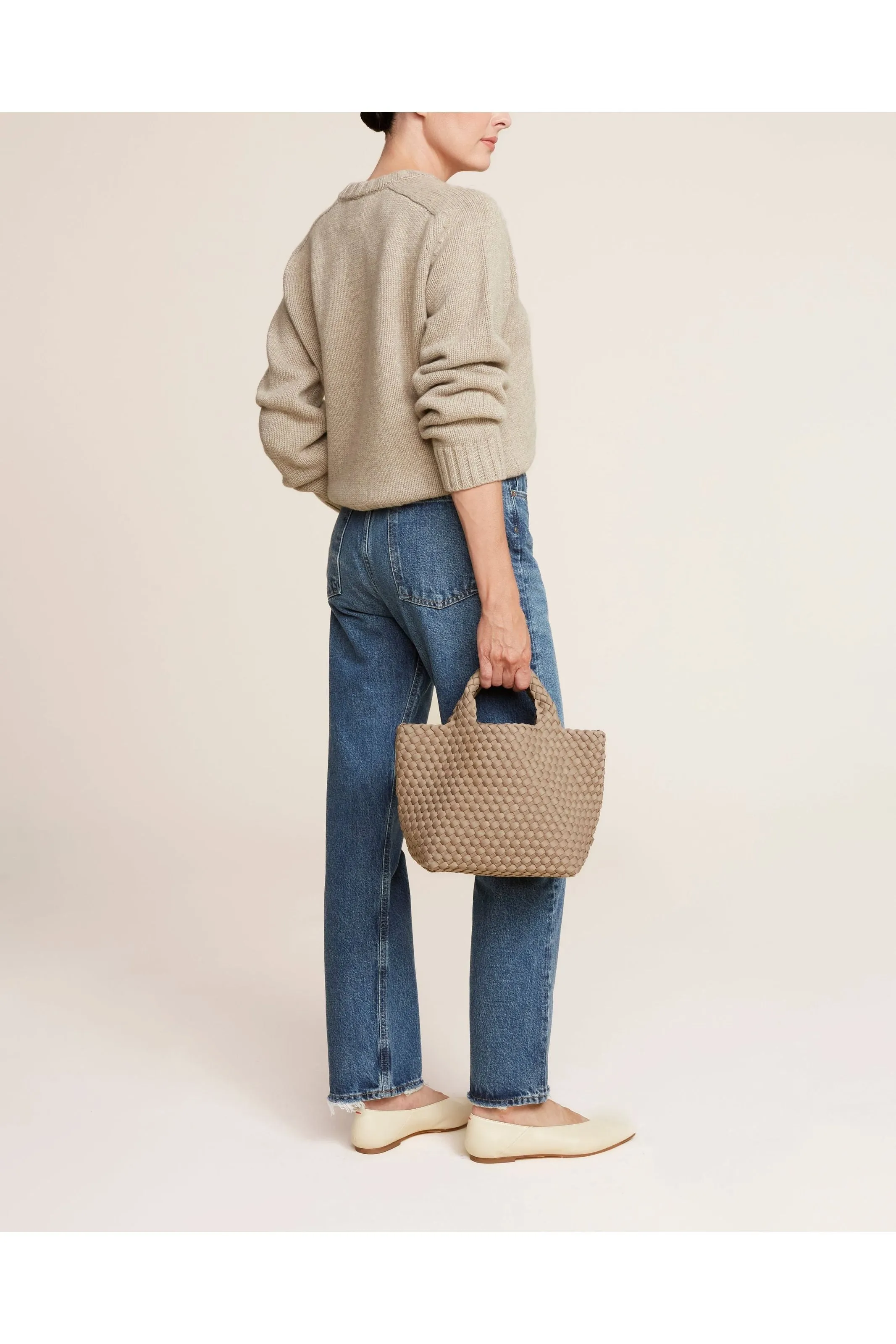 NAGHEDI St. Barth's Small Tote Bag SN0140 | Cashmere