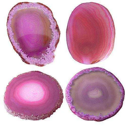 Naturally-dyed Agate Geodes Coaster