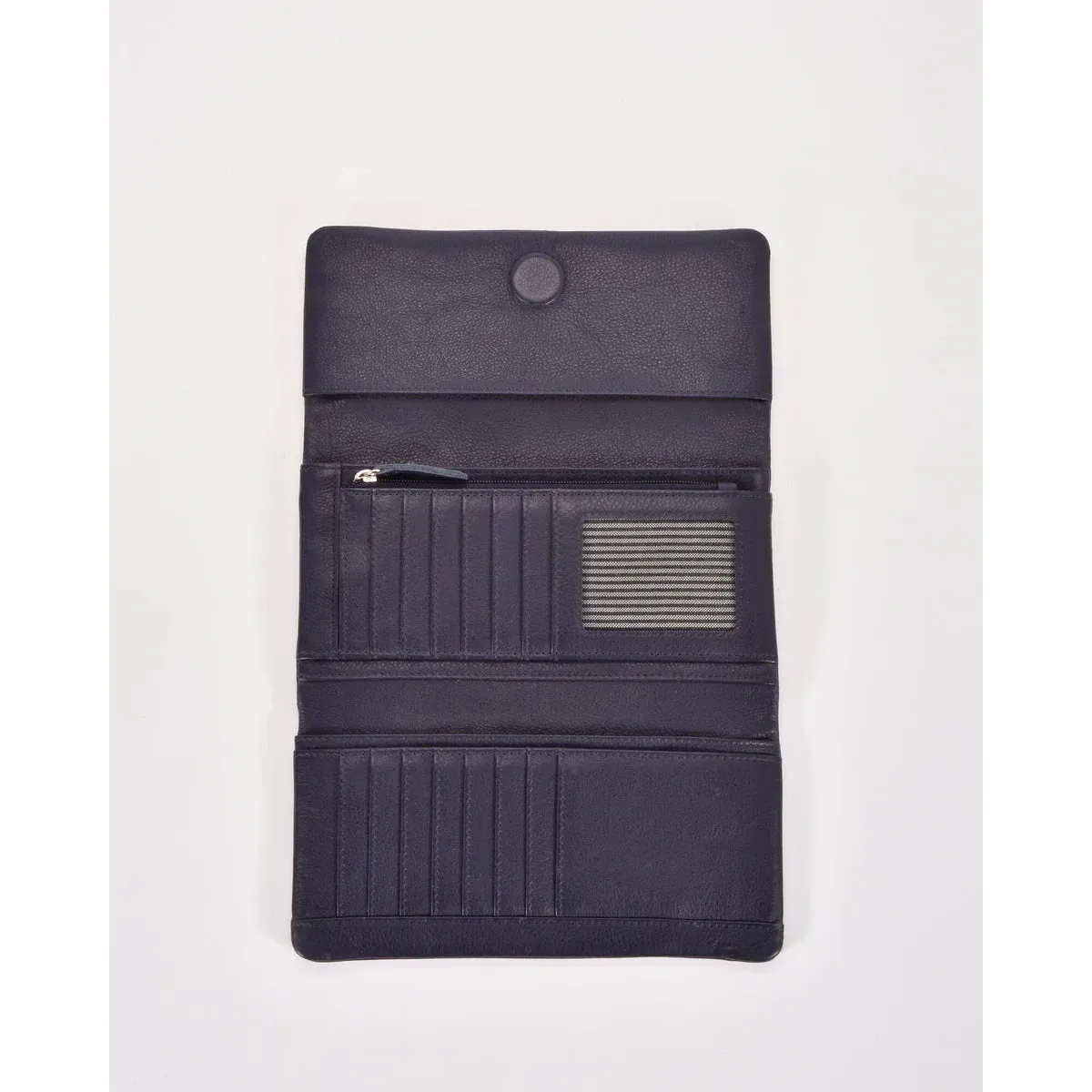 Nina Leather Wallet - Black