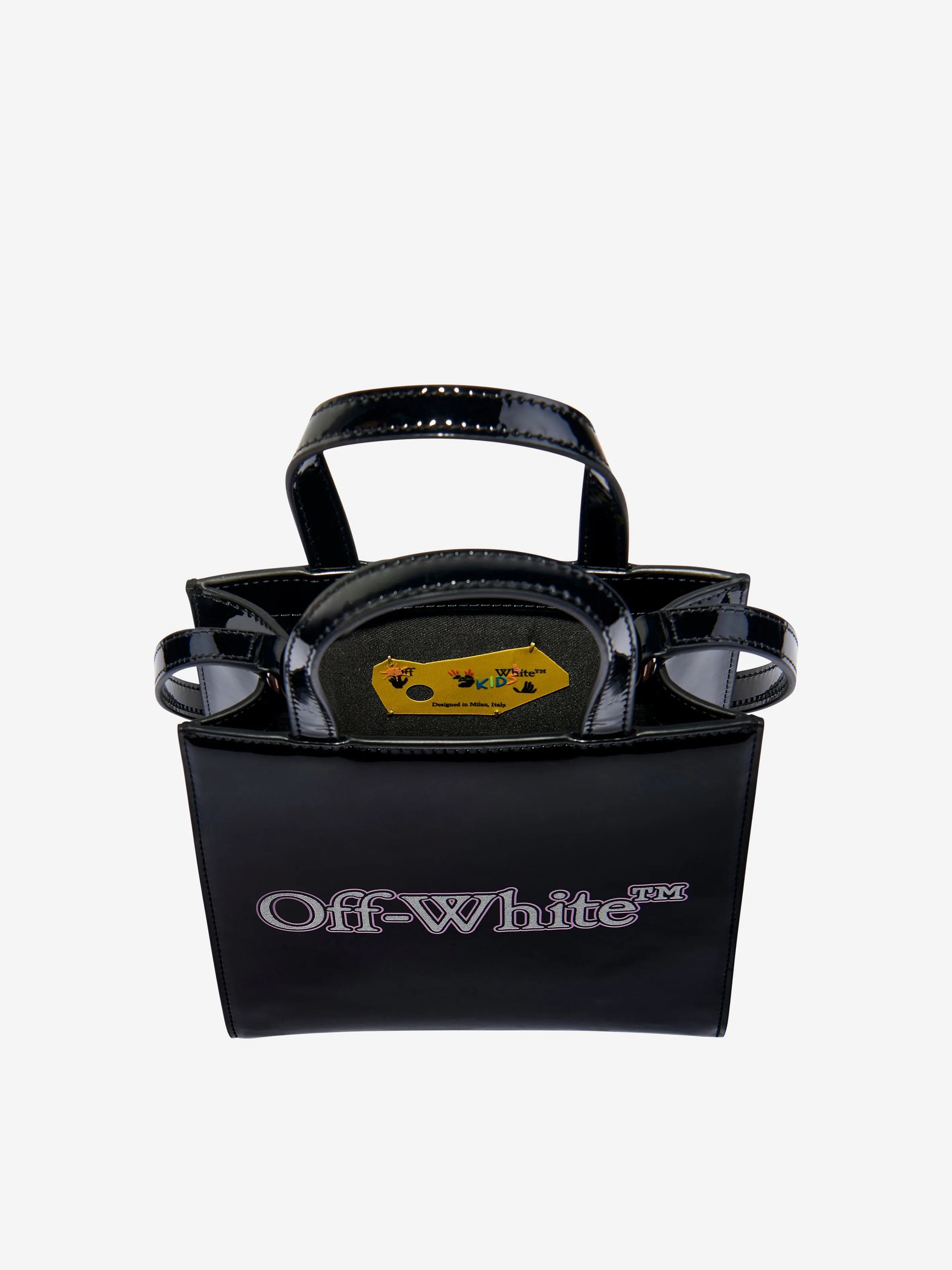 Off-White Girls Big Bookish Mini Bag in Black (18cm)