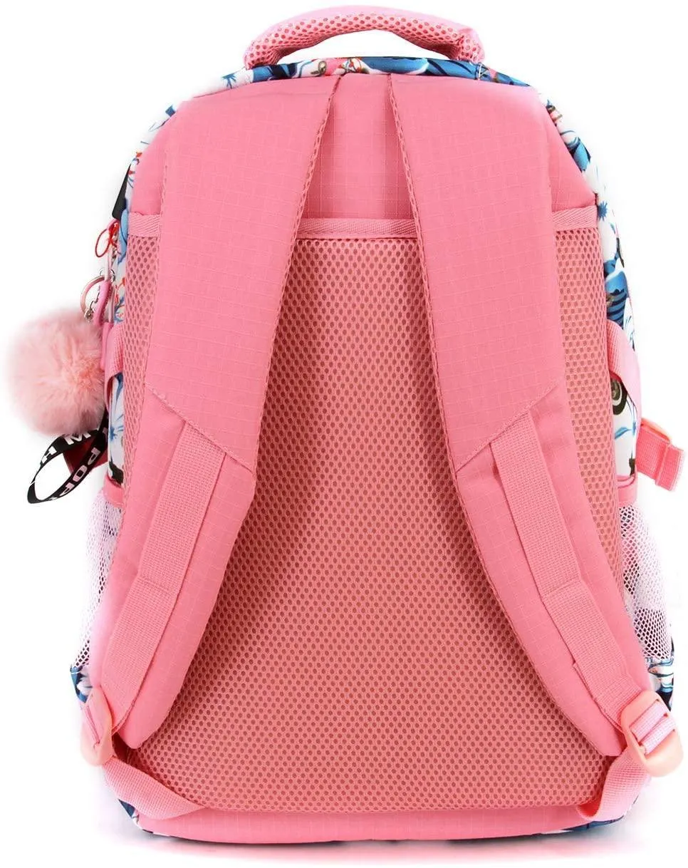 Oh My Pop Pink Scooter-Running HS Backpack Casual Daypack 44cm