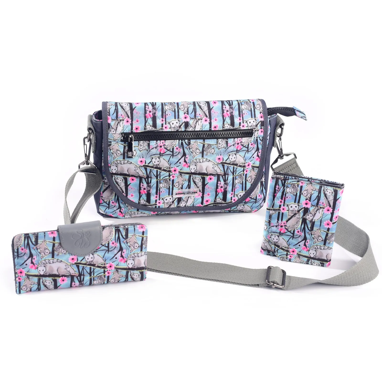 Opossum Blossom Stride Crossbody