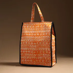 Orange - Handcrafted Cotton Shopping Bag 33