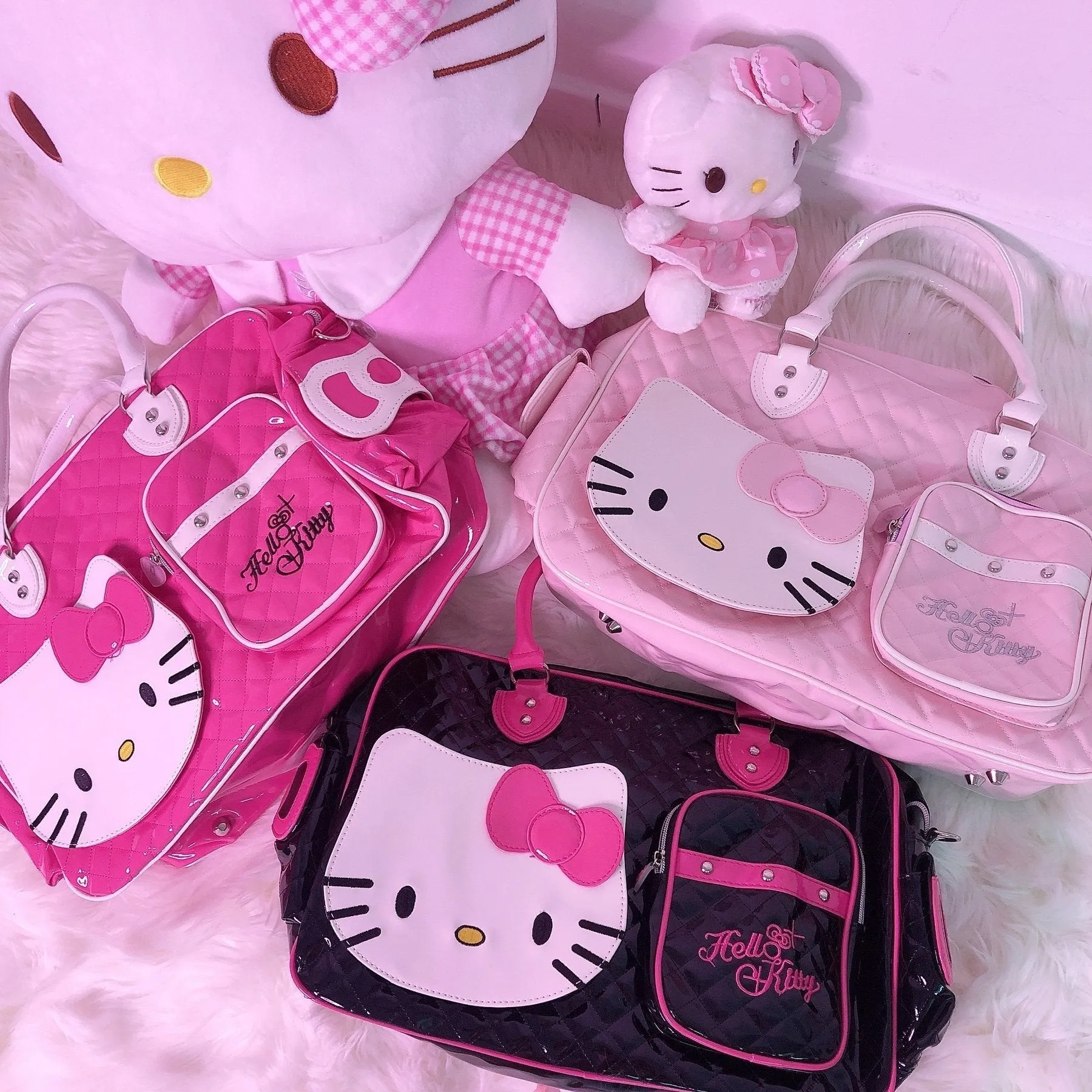 Oversized Kitten Duffle Bag