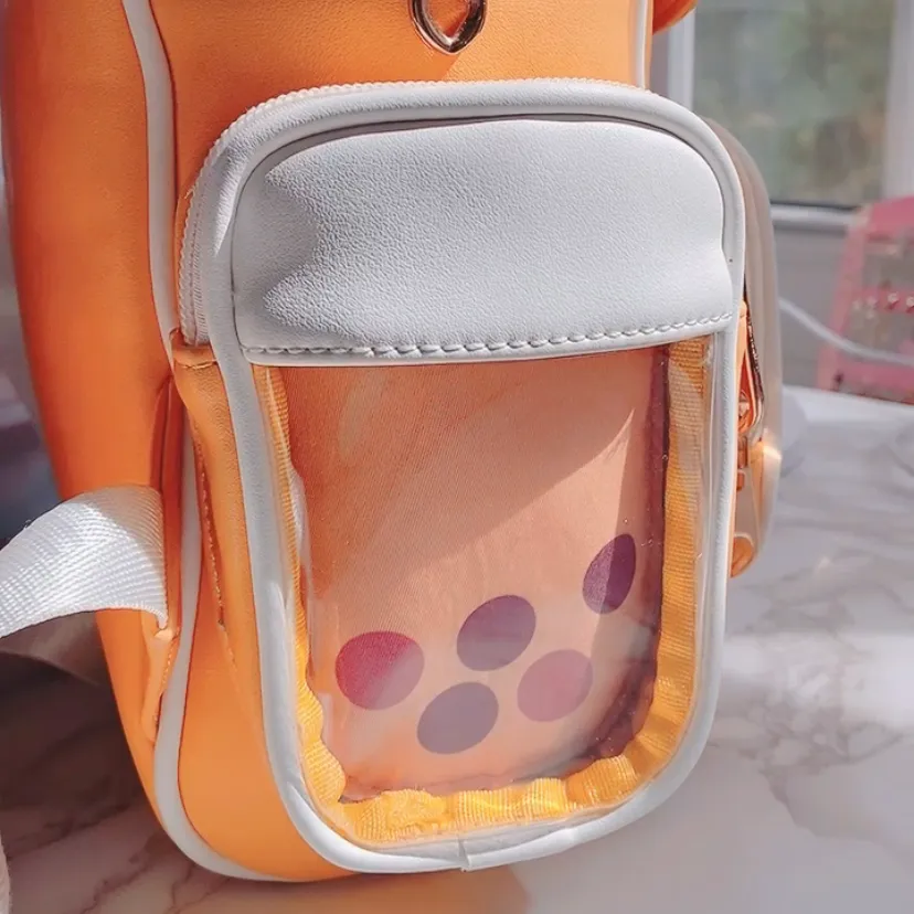 Peach Shiba Boba Ita Backpack