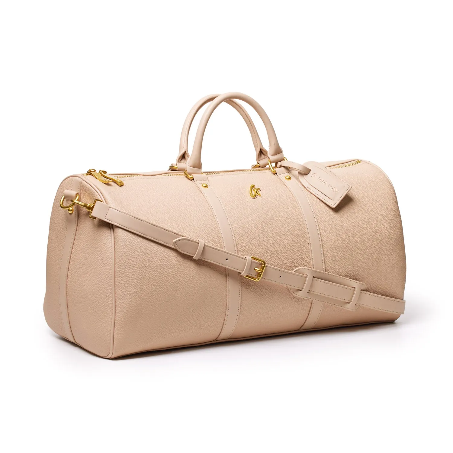 PEBBLE DUFFLE BAG - NUDE