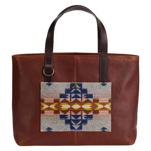 Pendleton Desert Dawn Leather Tote