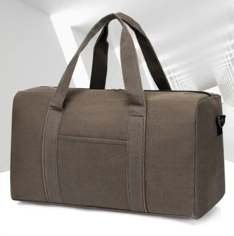 Personalized Large Capacity Canvas Travel Duffle Bag