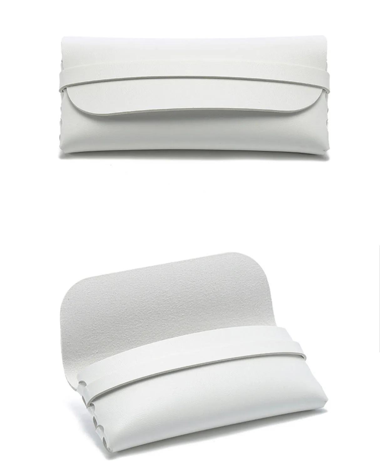 Personalized White Sunglasses Case