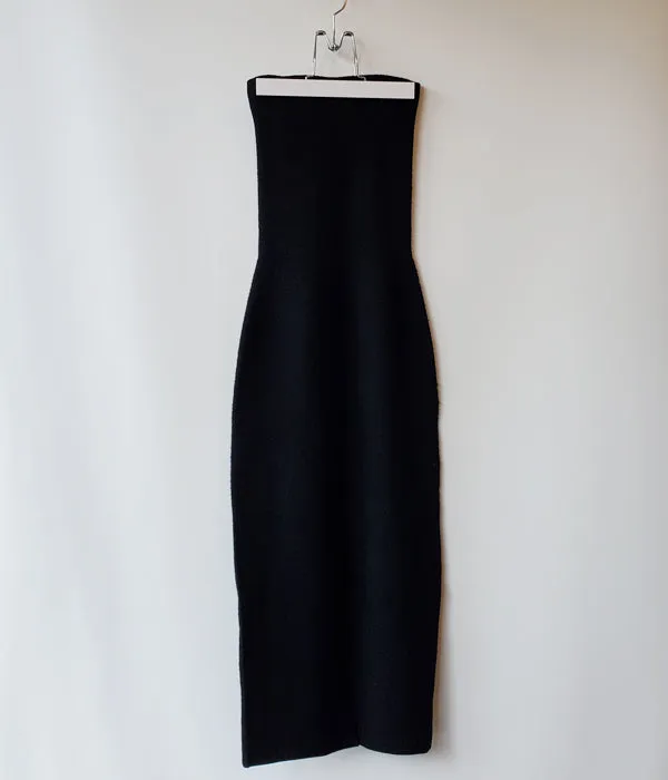 PHEENY/LOOP YARN WHOLEGARMENT SKIRT (BLACK)