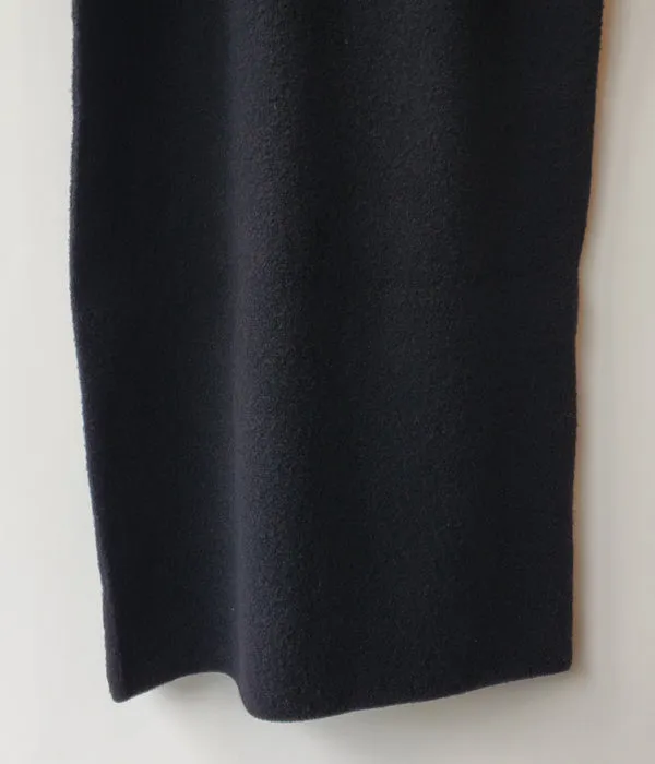 PHEENY/LOOP YARN WHOLEGARMENT SKIRT (BLACK)