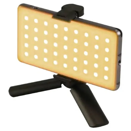 Phottix M200RGB Pocket LED Light with Power Bank for Mobile Phones & Tabletop tripod