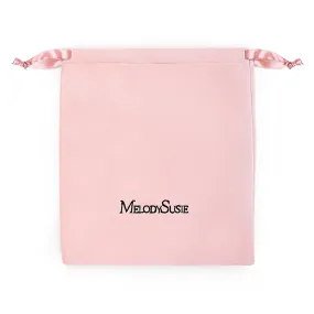 Pink Velvet Dustproof Storage Bag