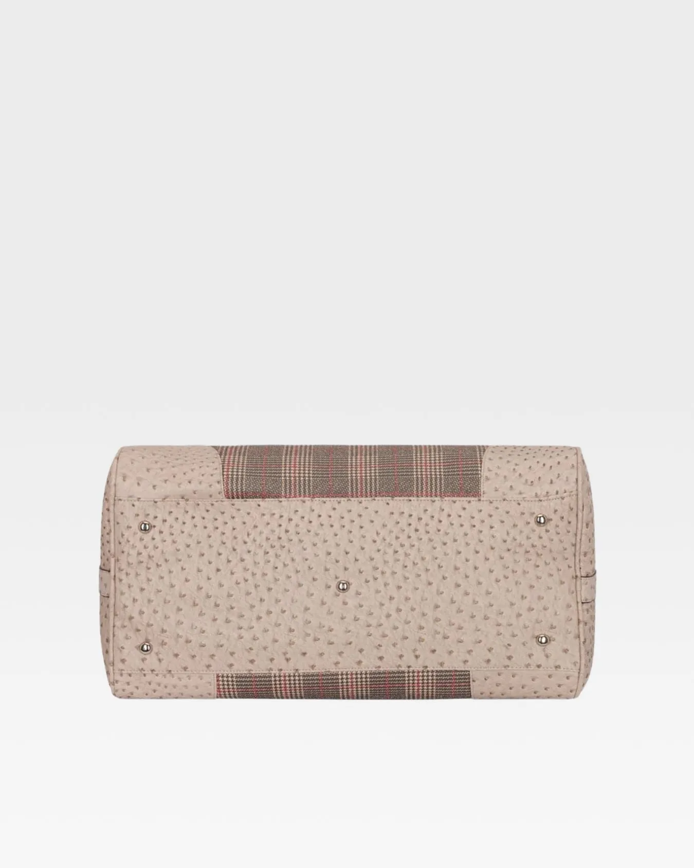 Plaid Duffle Bag Brown