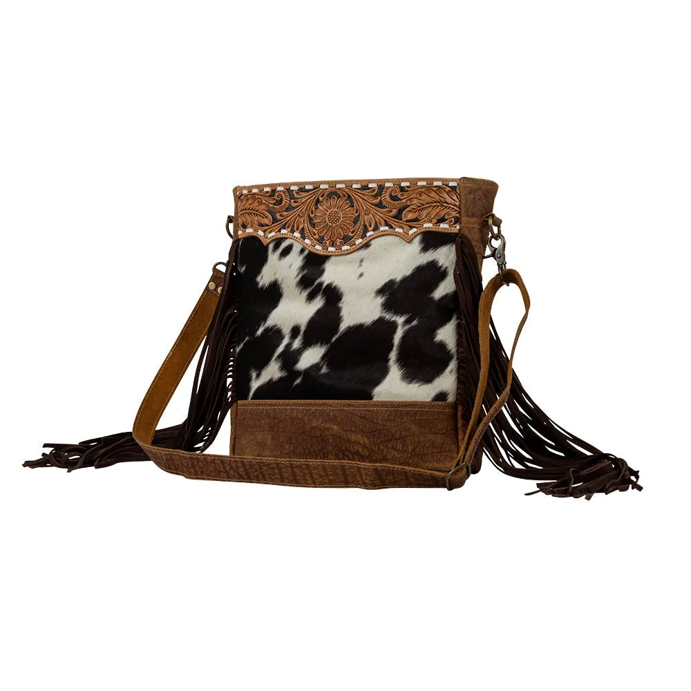 Plains Roundup Leather & Hairon Bag