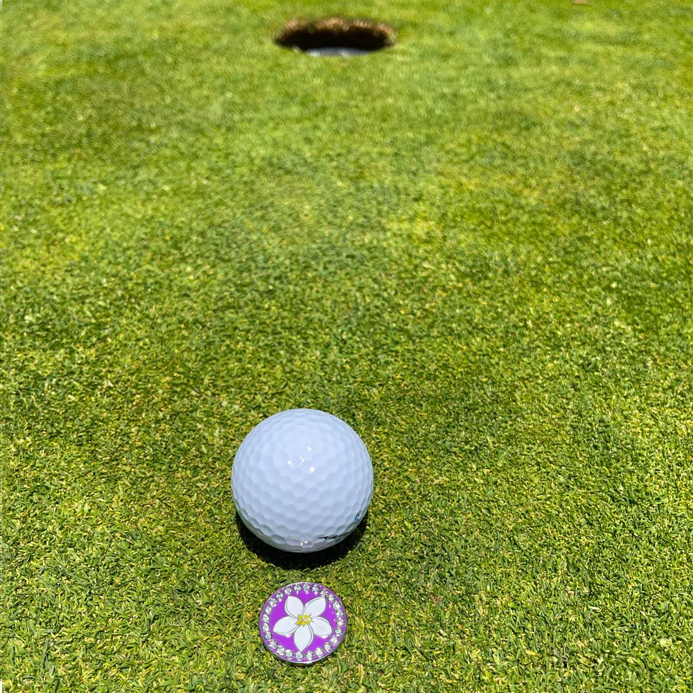 Plumeria Golf Ball Marker Only