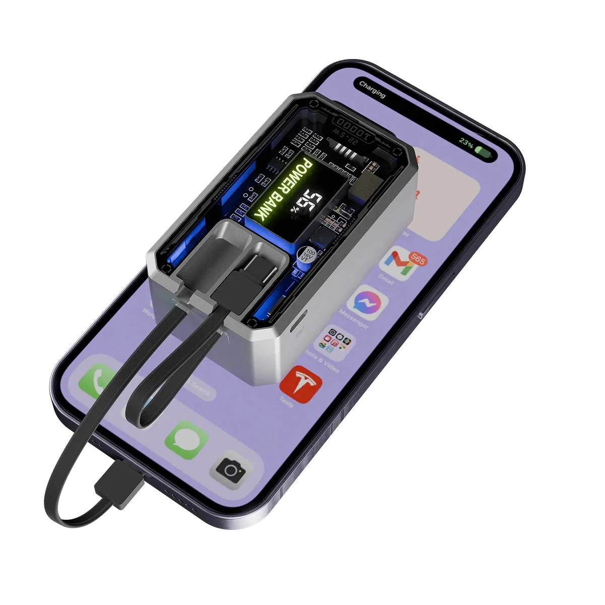 POwER Plus Ultra Transparent [Portable Powerbank]