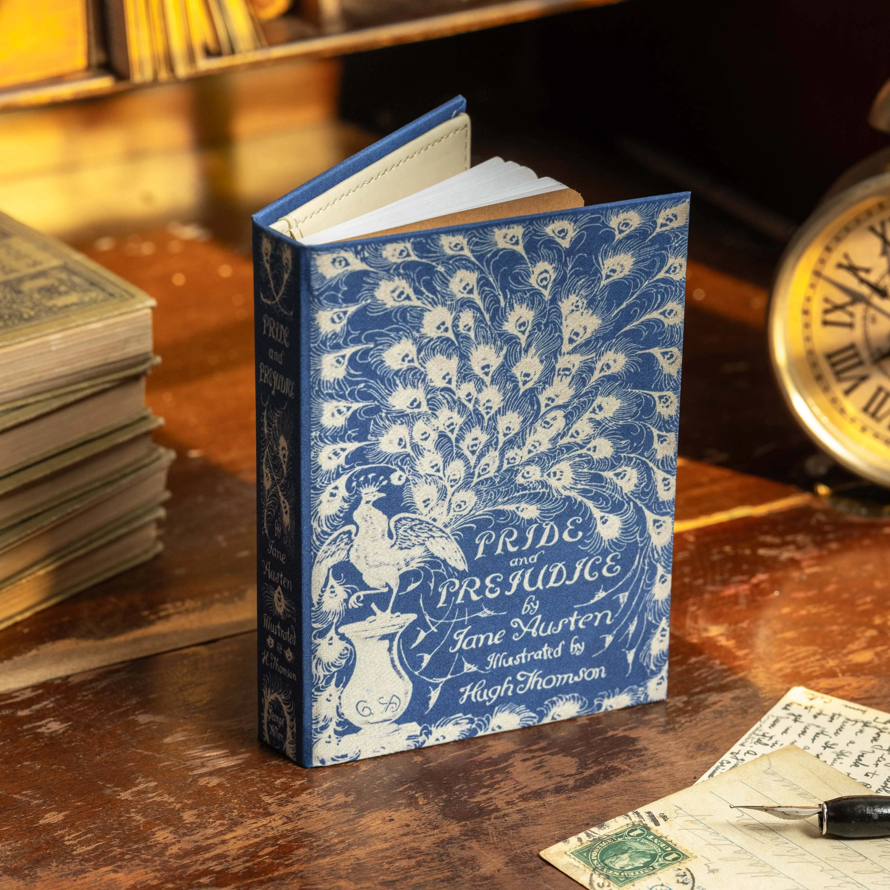 Pride & Prejudice {Peacock} Passport/Notebook Wallet | Jane Austen 1813