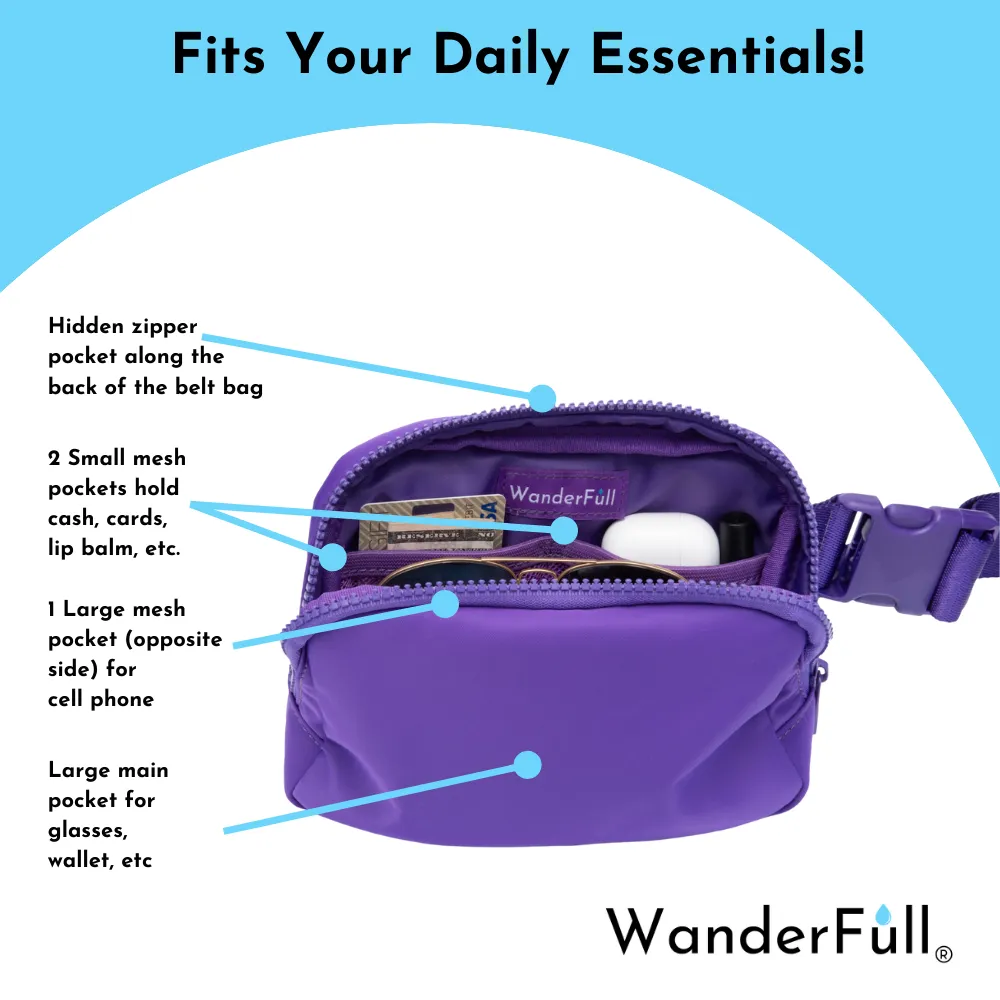 Purple HydroBeltbag® with Removable HydroHolster®