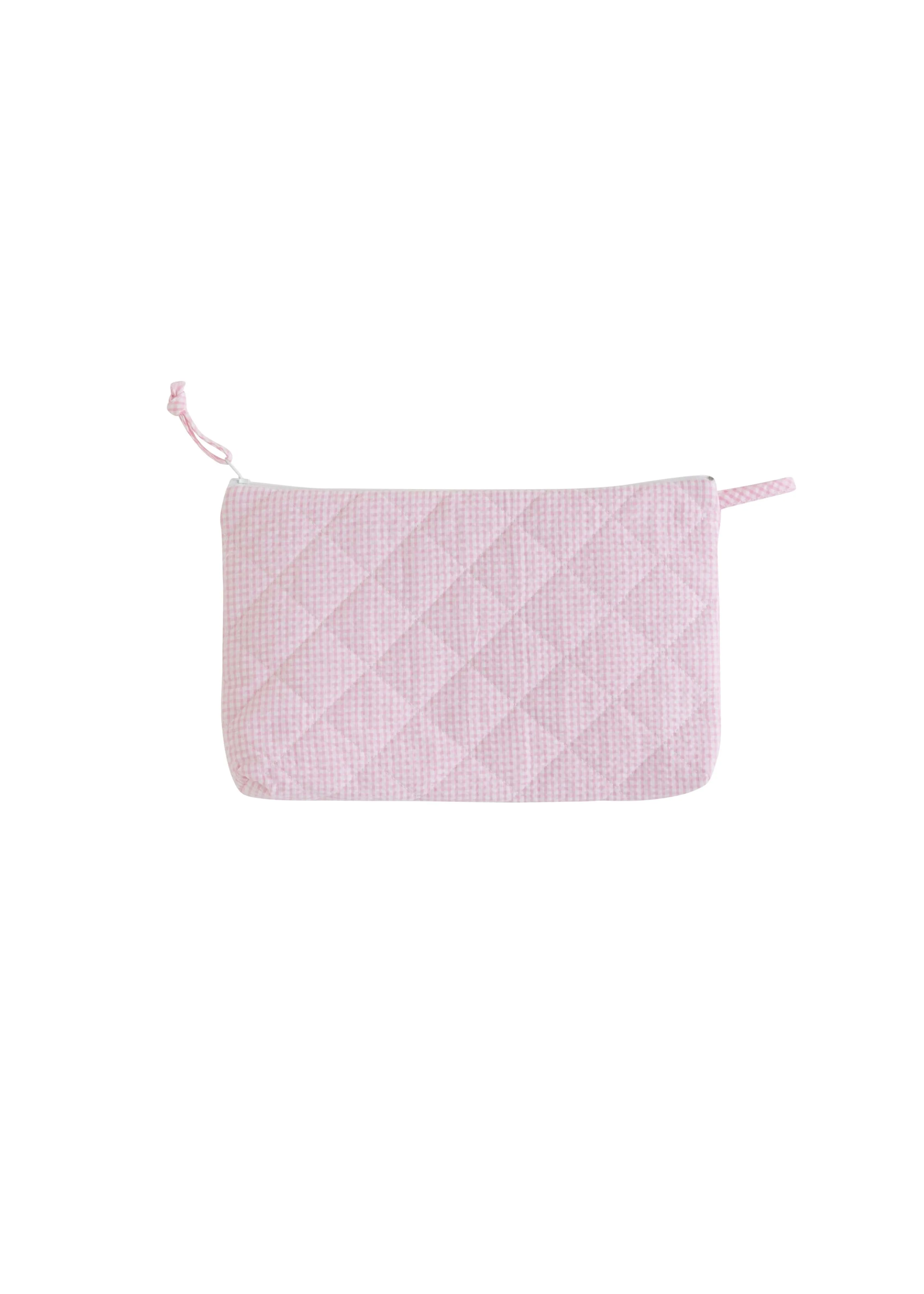 Quilted Luggage - Light Pink